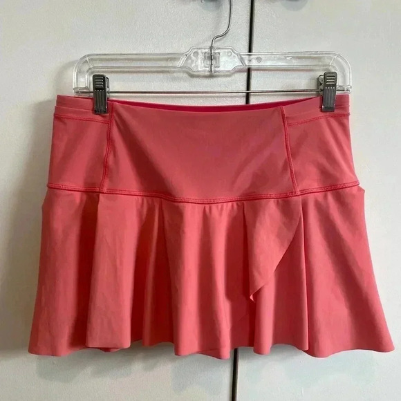 Lululemon Hit Your Stride Skirt Skort Pink Lemonade Size 6 - Picture 2 of 8